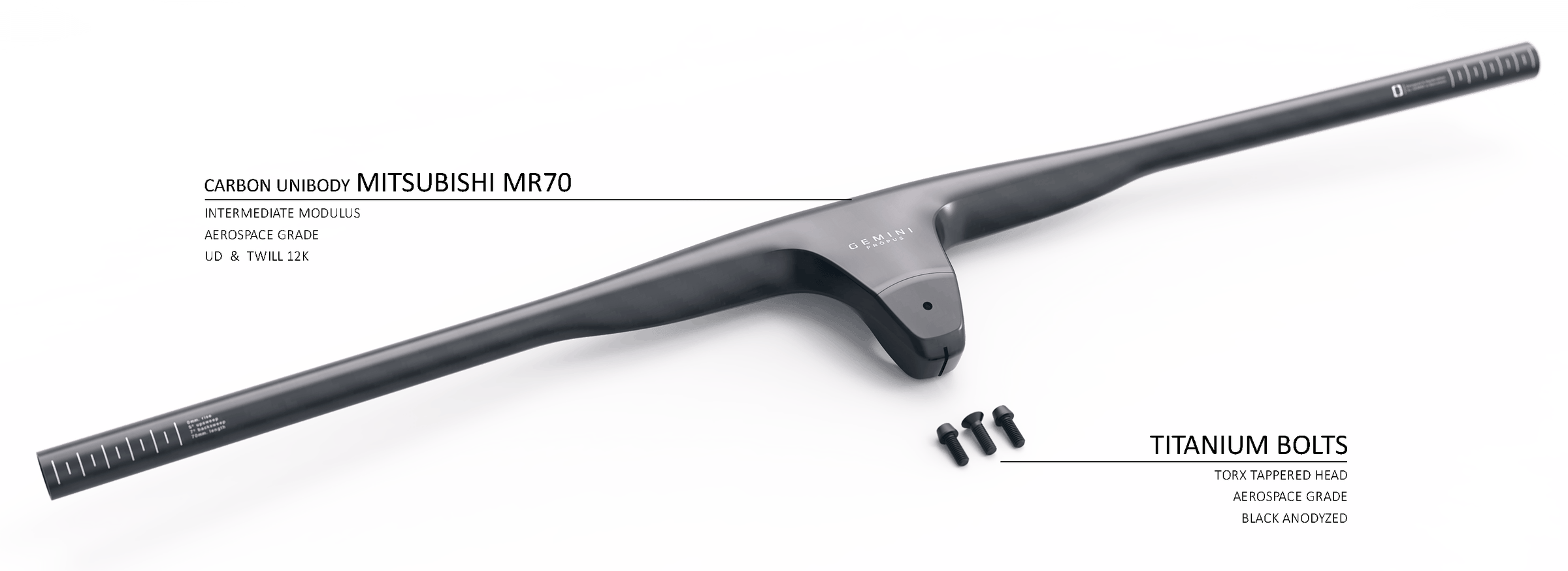 Gemini Propus UD Carbon XC MTB Race Handlebar | Collareta Cycling Shop